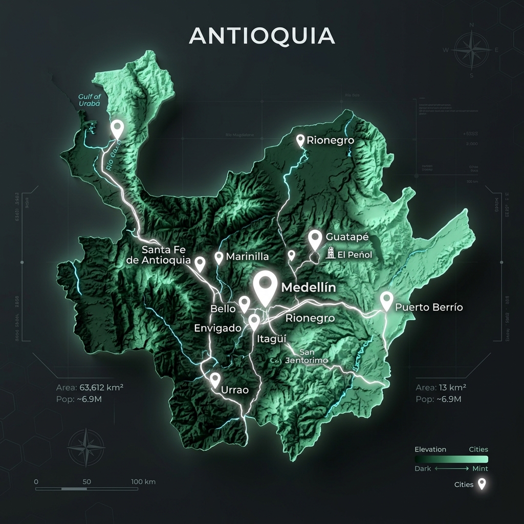 Mapa de Cobertura Antioquia
